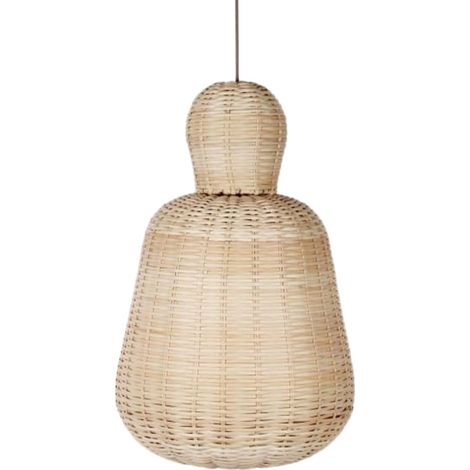 Lampara Techo Ratan 34X34X52