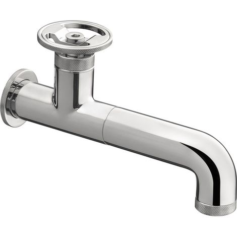 PRESTO 7965400 STREM Grifo De Lavabo Mural Monomando Pulsador Round - ref: 7965400 (1/2)