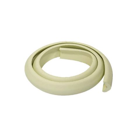 Proteggi Bordi Angoli Spigoli di Tavoli Mobili per Bambini Profilo Imbottito - Colore: Bianco (1/2)