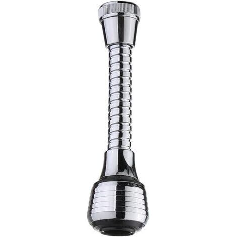 Pommeau de douche pour robinet de cuisine avec 2 modes de jet, pommeau de douche pivotant à 360°, réglable sur le robinet, rallonge pour robinet de cuisine
