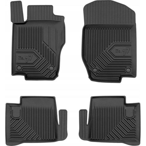 Alfombrillas para Mercedes ML W164 2005-2011, alfombrillas para puertas, alfombrillas de goma para puertas, bandejas 77