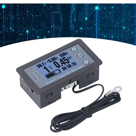 VA9510 Energiesparendes, hochpräzises Bluetooth-LCD-Messgerät/Coulombzähler für Spannung, Strom und Kapazität