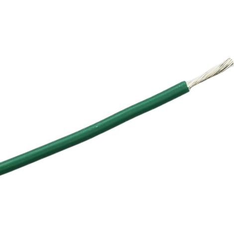 Fil pré-câblé RS PRO, Vert, 2,5 mm², isolant en Caoutchouc silicone, 200°C Max, longueur 5m ( Prix pour Bobine de 5 Mètres ) (1/2)