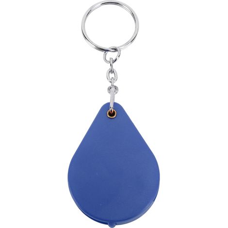 [JAMAIS UTILISÉ]Porte-clés loupe 10x pliable et portable avec anneau porte-clés pour la lecture en extérieur (bleu) (1/5)