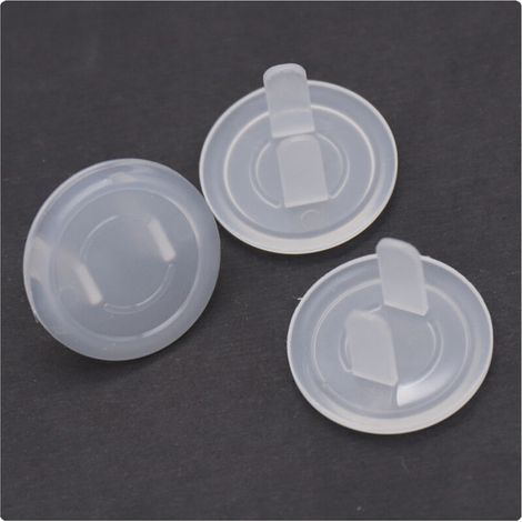 Lot de 52 bouchons de protection électriques transparents pour enfants Design concave (1/5)
