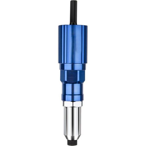 Pistolet à riveter pour perceuse sans fil électrique - Outil de rivetage sans fil - Adaptateur pour perceuse à riveter - 3 têtes convertibles + 50 rivets pop (1/3)