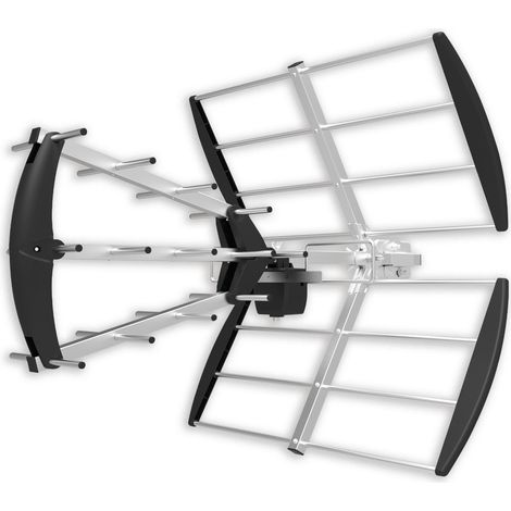 Sedea – Antenne terrestre UHF extérieure 70 cm – Gain 16,5 dB – Résistante aux intempéries – Compatible TNT 4K Ultra HD - LTE700