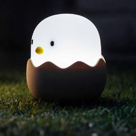 Luz nocturna LED para niños, recargable por USB, luz nocturna táctil de silicona para bebés, luz nocturna para niños. (1/5)