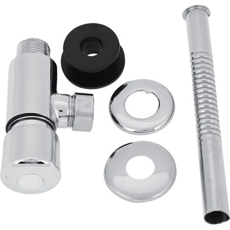 Valve de Chasse D'eau Manuelle en Alliage de Zinc, Chasse D'eau Universelle, Valve D'urinoir de Toilette pour Bureau, Hôtel, Salle de Bain (1/5)