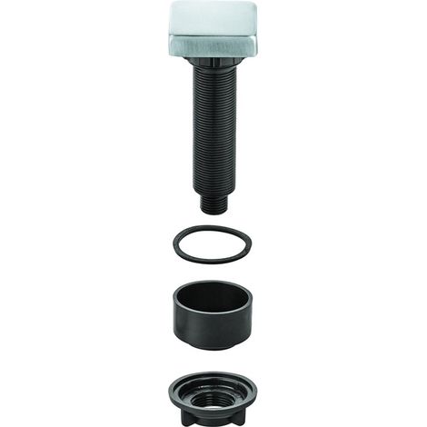 Poignée rotative 42574, pour évier de cuisine en acier inoxydable