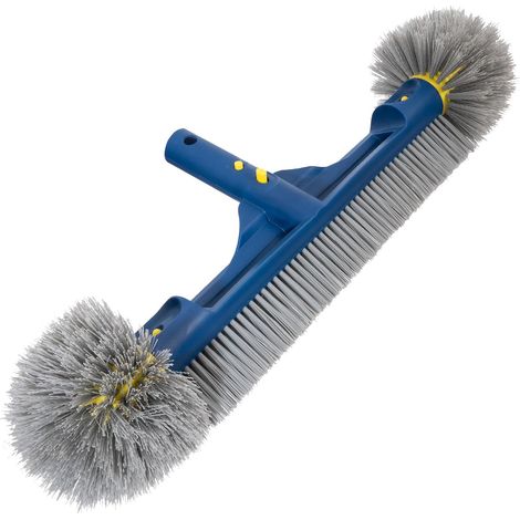 45 cm Poolbürstenkopf – Robustes Nylon – Reinigt Wände und Boden – Für eingelassene und Aufstellpools – Sichere, abgerundete Borsten (1/5)