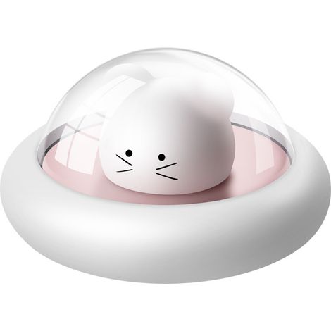 Mini-Maus-Nachtlicht – pink – USB-Aufladung – 3 Helligkeitsstufen – Augenschutz – Timer (1/5)