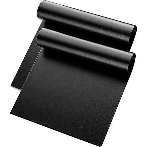 Lot de 2 films de cuisson permanents, 40 x 50 cm, papier sulfurisé réutilisable en téflon, résistant à la chaleur et facile à nettoyer, pour plaque de cuisson et four (1/5)