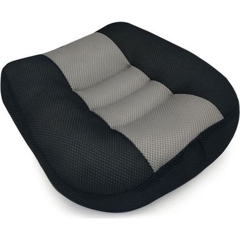 Coussin de siège d'appoint voiture – Rehausseur antidérapant 40x40cm – Confort et posture améliorés – Polyester et coton (1/5)