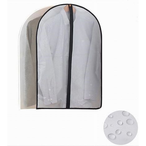 Cleafe - Custodia Copriabito Fodera Indumenti Giacca Cappotto Con Cerniera 60x137cm 87417 - (1/3)