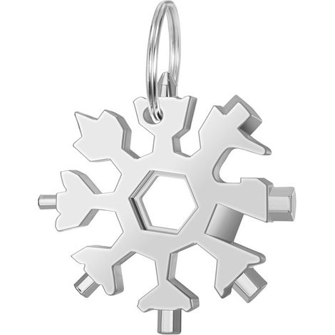 Outil multifonction 18 en 1 Flocon de neige Argent (1/5)
