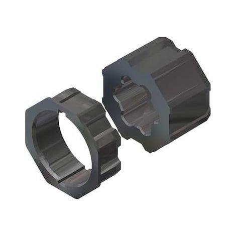Adattatore tm2 45 per tubo ottagonale 60mm faac a4505-0510s