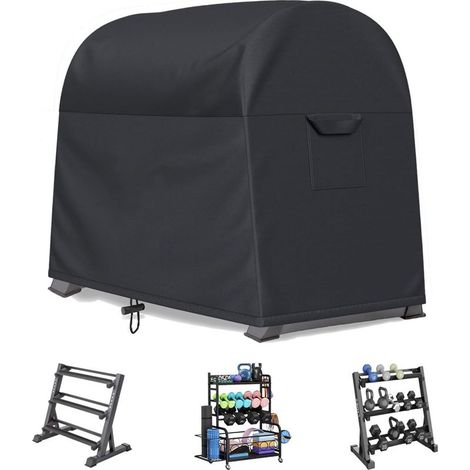 Housse de support d'haltères, housse de protection anti-rayures, protection portable pour support d'haltères de gym, housse de support de poids intérieur, housse de support d'haltères d'extérieur (1/5)