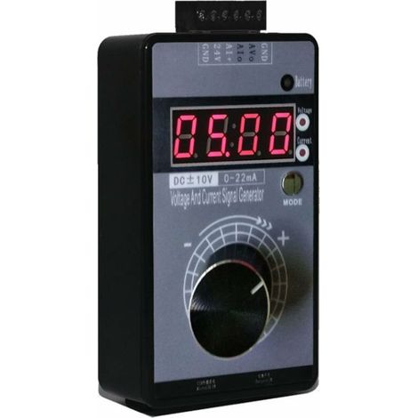 Tension positive et négative portative 0-10V5V + courant 0-4-20mA générateur de signal calibrateur de source analogique