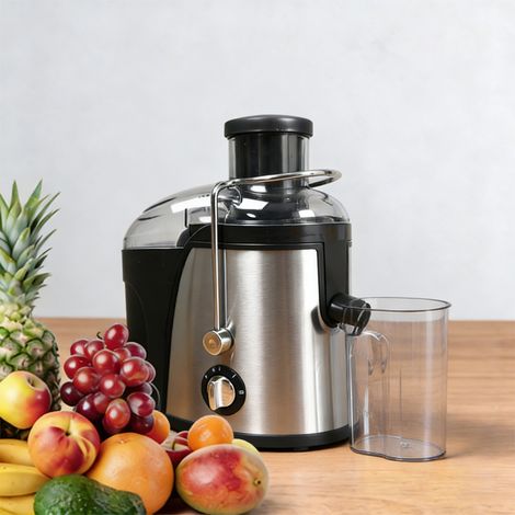 Centrifugeuse, puissance 400W, séparation du jus de scories, sélection à deux vitesses, convient aux pommes, au céleri, aux carottes (1/5)