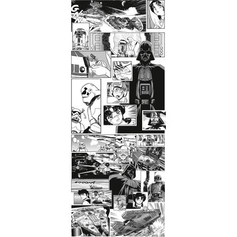 Papier peint panoramique moderne Star Wars Manga Folie (1/4)