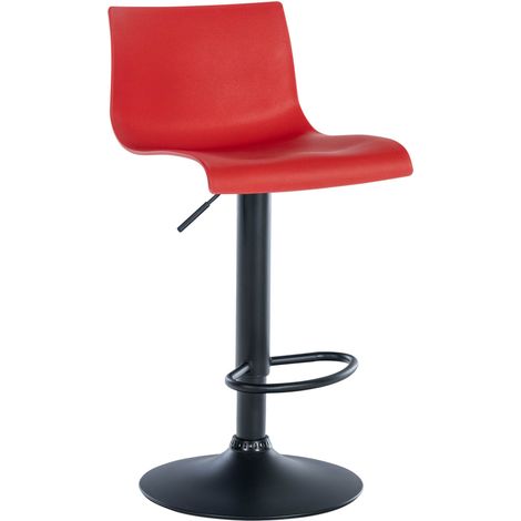 Barhocker Branford rot Kunststoff