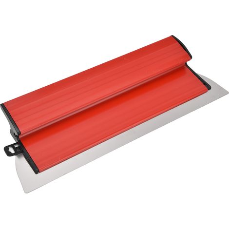 Lame à enduire, outil de lissage pour murs, couteau à plâtre, spatule de finition pour cloisons sèches (livré avec 3 couches de papier bulle épais). (1/5)