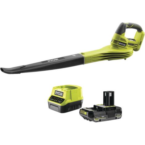 Pack RYOBI Souffleur OBL1820S - 18V One+ - 1 Batterie 2.0Ah - 1 Chargeur rapide