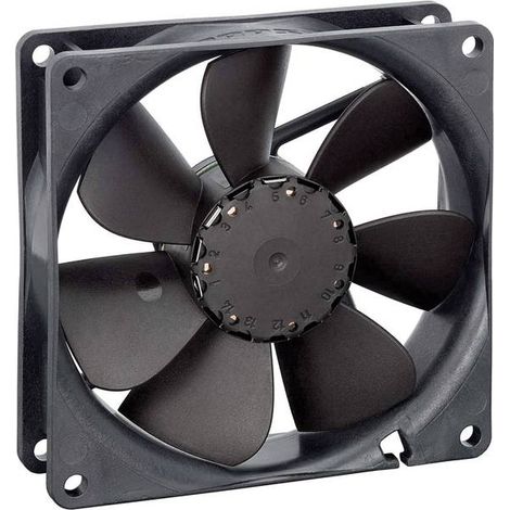 EBM Papst 3412 N Ventola assiale 12 V/DC 82 m³/h (L x L x A) 92 x 92 x 25.4 mm