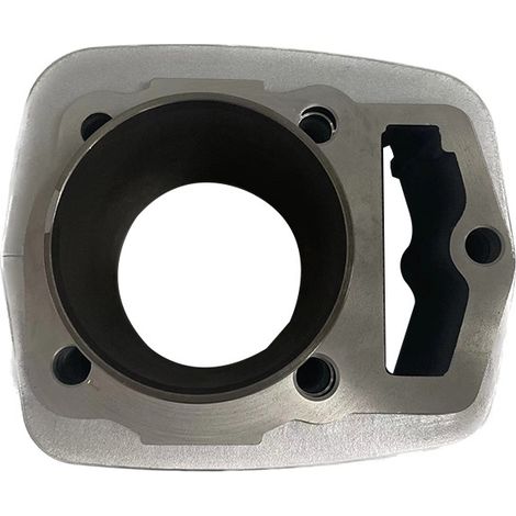 Cylinder liner for Honda XL185 motorcycle engine with 63mm piston and piston ring. (1/4)
