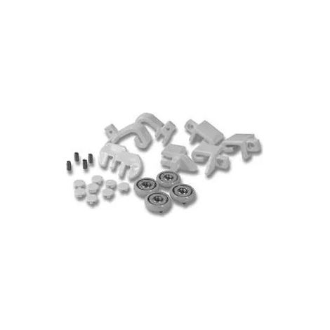 Conjunto de soportes y guías de rodamiento para una cabina NOVELLINI