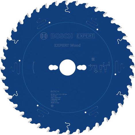 Bosch Wood Circular Saw Blade 250 x 3.2/2.2 x 30 mm T40 2608902168