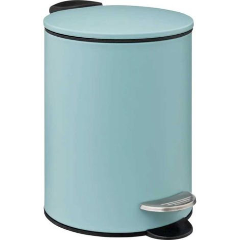 Poubelle à Pédale "Softclose" 3L Bleu Arctique (1/3)