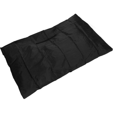 Housse de matelas anti-déchirure imperméable anti-poussière réutilisable, protège-matelas pour déménagement et stockage, Noir (1/5)