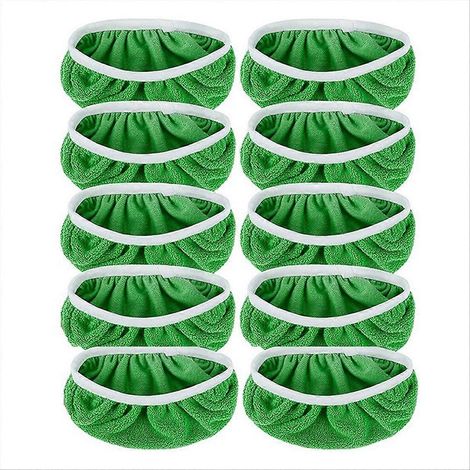 10-teiliges Trockenwischmopp-Set, Wischkopfbezüge für Staubsauger, austauschbare Wischkopf-Reinigungstücher, Wartungszubehör, 10er-Packung (1/5)