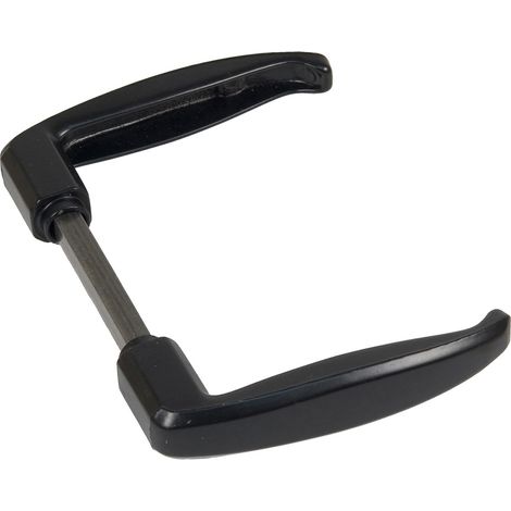 Manilla de aluminio 2015 - 110x22 mm - Negro