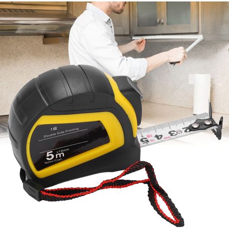Luban Doppelseitenlineal 5 m x 19 mm, hochpräzises Feng-Shui-Lineal, Dinglan-Lineal, Messwerkzeug für die Herstellung von Holzkisten, 5 m Stahlmaßband (1/5)