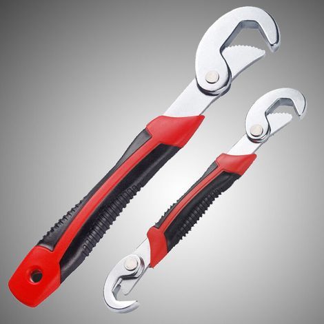 Llaves ajustables de 2 piezas, llaves universales para tuercas ajustables, llaves multifuncionales, con gran apertura de 8-22 mm. (1/5)