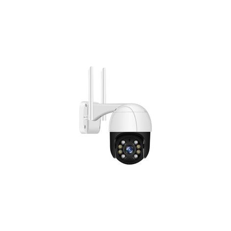 Caméra de surveillance PTZ WiFi sans fil 1080P, intérieure/extérieure, audio bidirectionnel, détection mouvement –