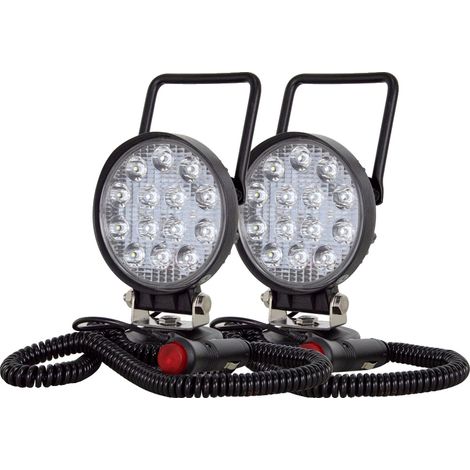 Lampe de travail, faisceau combiné, sortie de haute luminosité, 2 x 42W Spot Light (1/2)