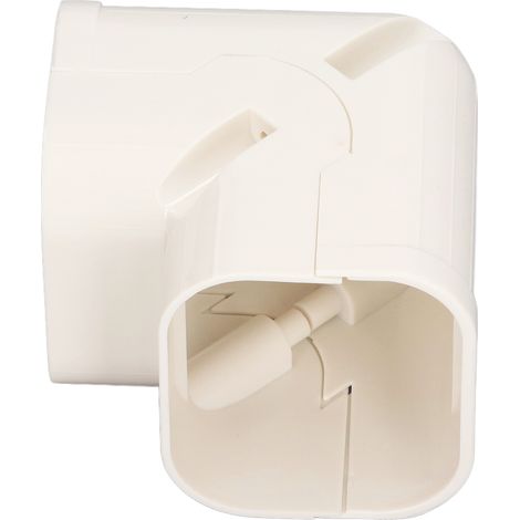 Raccords de protection pour tuyaux PVC intérieurs et extérieurs de climatiseur, série 70, coude vertical 407 (1/5)