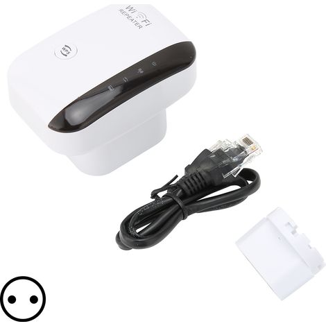 Tragbarer WLAN-Verstärker, EU-Stecker 100–240 V, einfache Installation, stabiles Hochgeschwindigkeitssignal für größere Reichweite