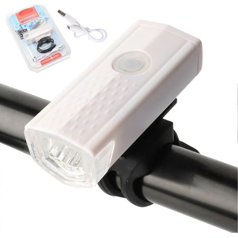 Fahrrad-Frontlicht, wasserdicht, 3 Modi, wiederaufladbar, extra hell, LED-Scheinwerfer für Outdoor-Radtouren