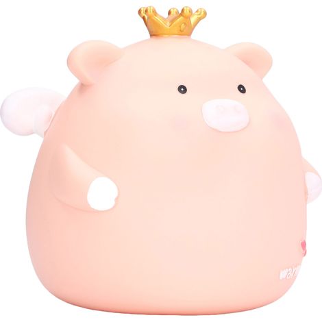 Tirelire Cochon Rose Grande Capacité avec Détails Peints à la Main pour Pièces et Décoration Maison (1/5)