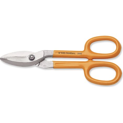 FORBICI FORBICE CESOIA TAGLIO METALLO LAMIERA ACCIAIO 200mm MUNDIAL