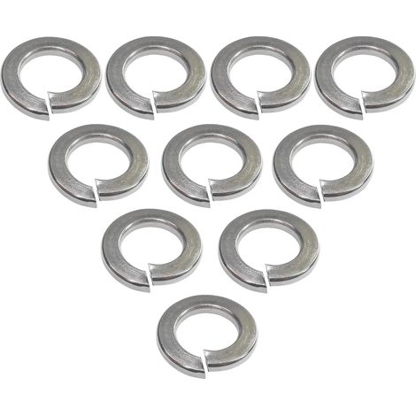 Lot de 10 Rondelles Grower frein ressort - M10 - en acier inoxidable A2 - DIN127 - Bricolage (1/3)