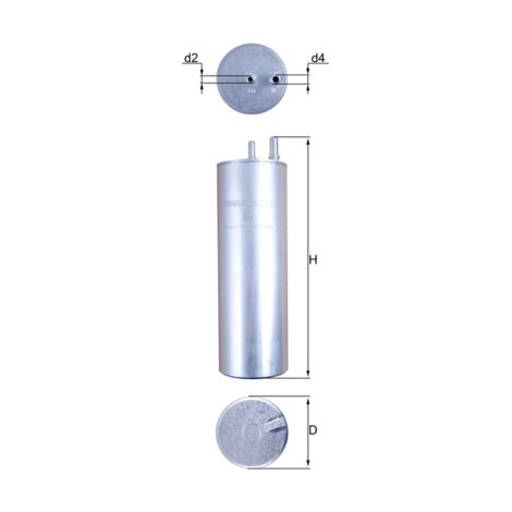 Filtro carburante KL229/5 Knecht (1/2)