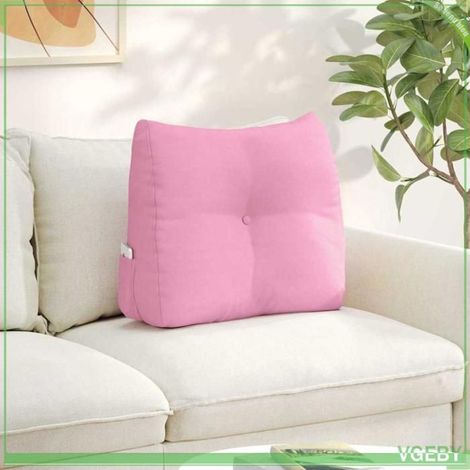 42014398 Coussin de Dos Rose 60 x 24 x 50 cm tissu (1/5)