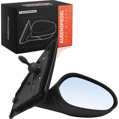 Specchietto retrovisore esterno destro, design convesso, funzionamento manuale, compatibile con Lancia Ypsilon, dimensioni standard (1/5)