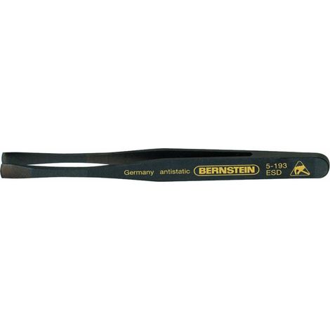BERNSTEIN Tools for Electronics 5-193 Präzisionspinzette NK35A Halbrund 120 mm